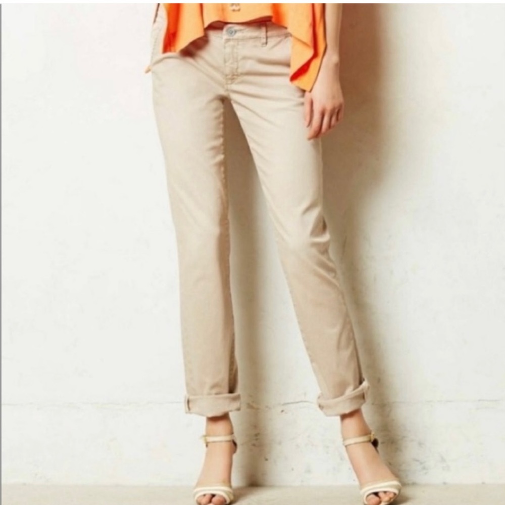 Anthropologie Pilcro & Letterpress Hyphen Chinos 26 | Relaxed Utility Chino